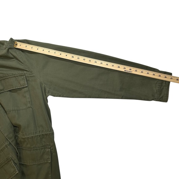 Denver Hayes Chore Barn Coat High Collar 4 Pocket XL Green Field Jacket Men's - Picture 11 of 16